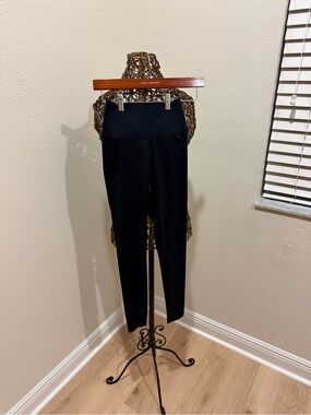 Women's Black High-Waist Performance Leggings